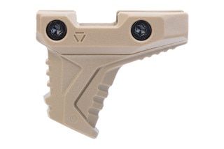 Strike Industries Mini HandStop in FDE is made from SI Polymer Extreme material